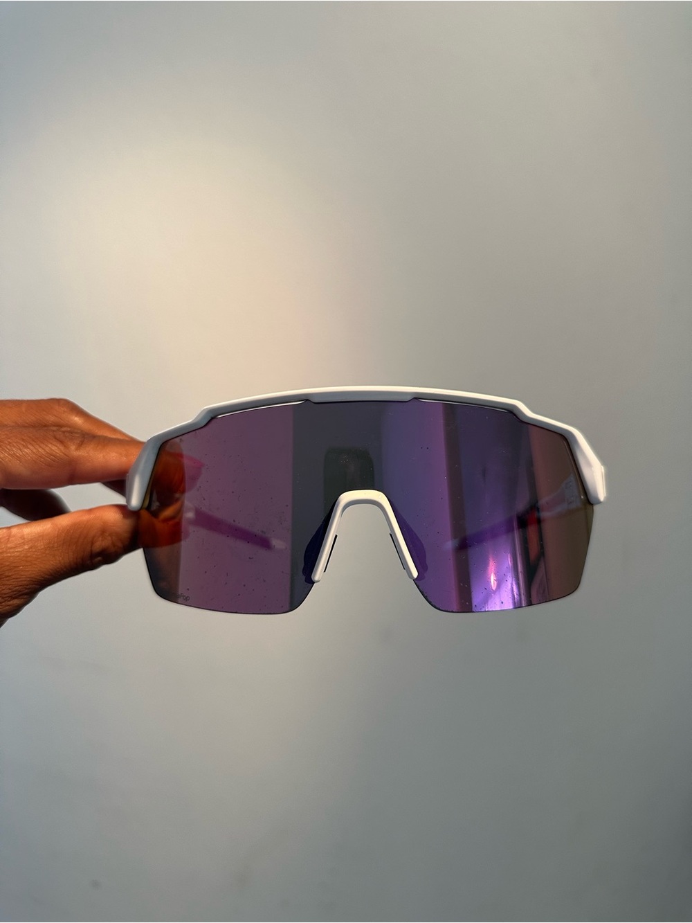 Smith Optics Shift Split Mag Sunglasses with Purple Mirrored Lens